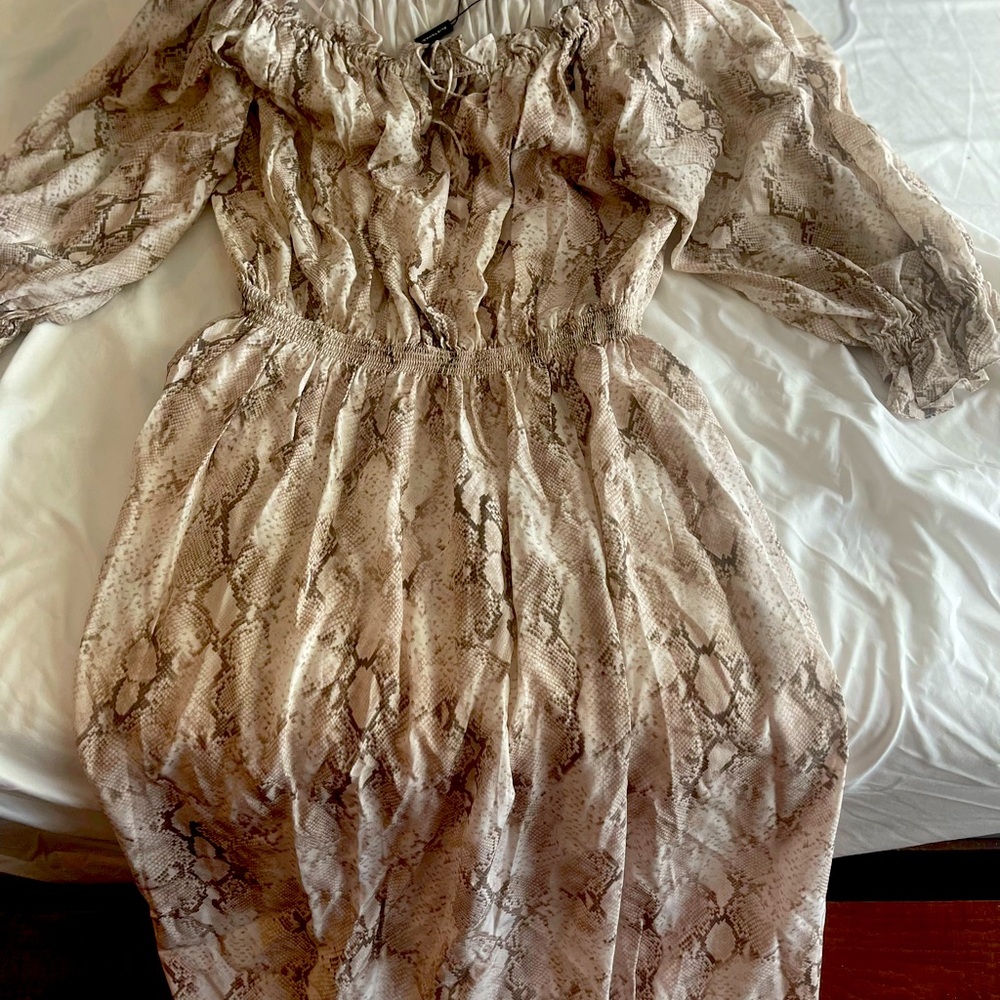 Eli Tahari dress with tie front